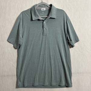 Free Fly Men's Large Green Bamboo Flex Polo II Shirt Short Sleeve Summer Golf
